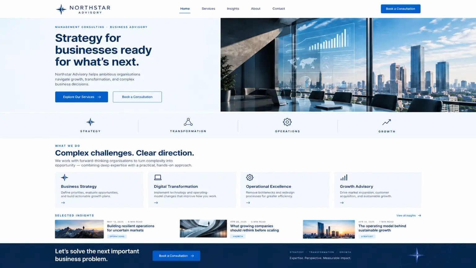 Northstar Advisory project