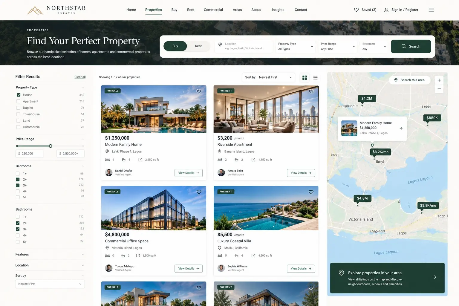 Northstar Estates project screenshot 2